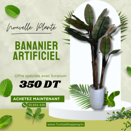 Plante Artificielle Bananier réaliste