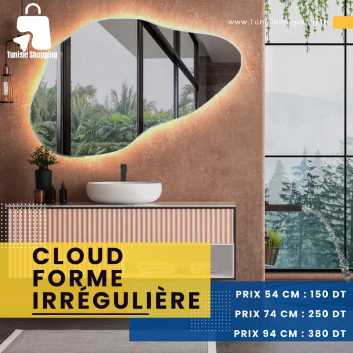 Miroir moderne cloud Tunisie